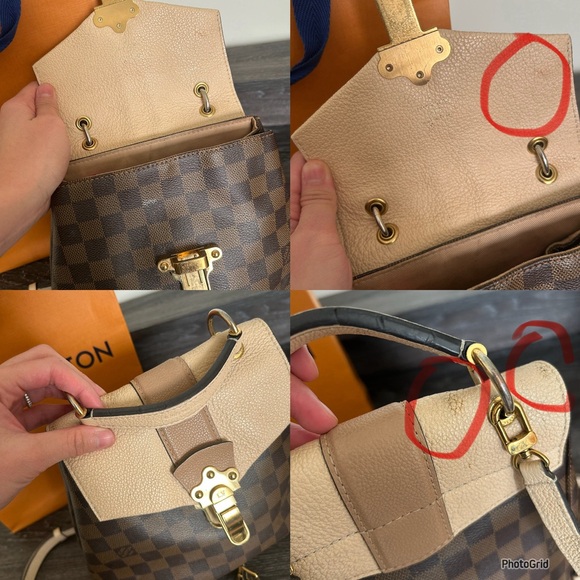 Louis Vuitton Brown and Beige Clapton Checkered Backpack - Picture 9 of 17